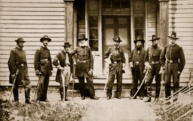 General E. V. Sumner und Stab, 1861-65